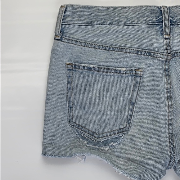 Gap 1969 Cutoff Slim Shorts Size 26 Blue - Picture 6 of 7